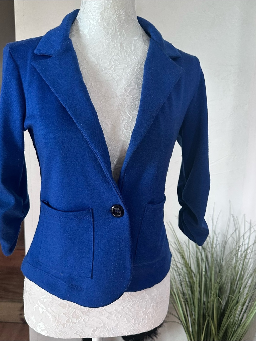 Charlotte Russe Royal Blue Single-Button Blazer